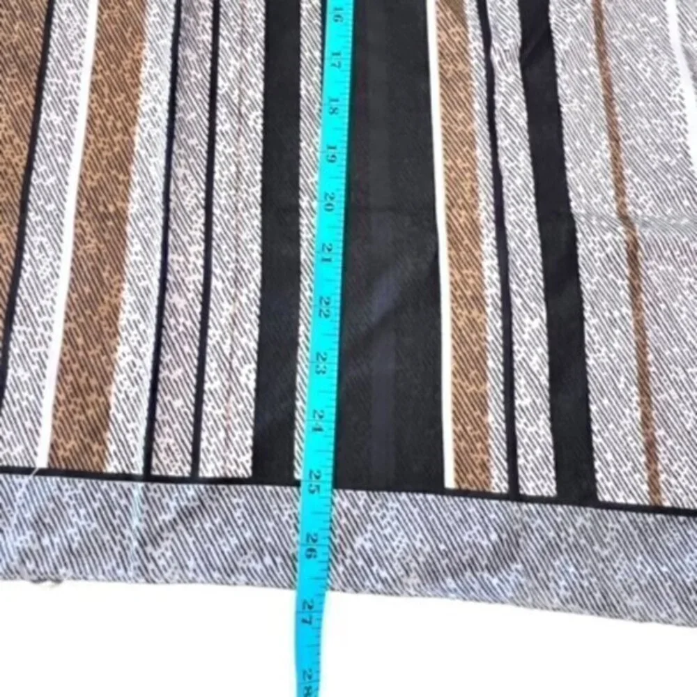 Glentex Striped‎ Scarf Large Square Style 26.5